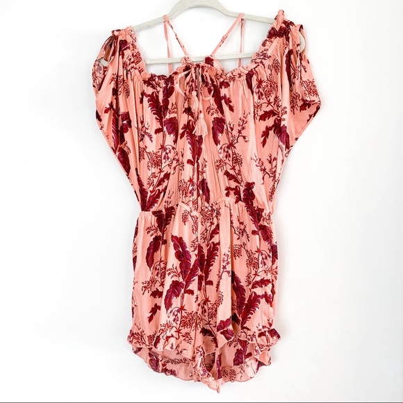 New TOP SHOP Floral Ruffle Romper NWT - Picture 3 of 6